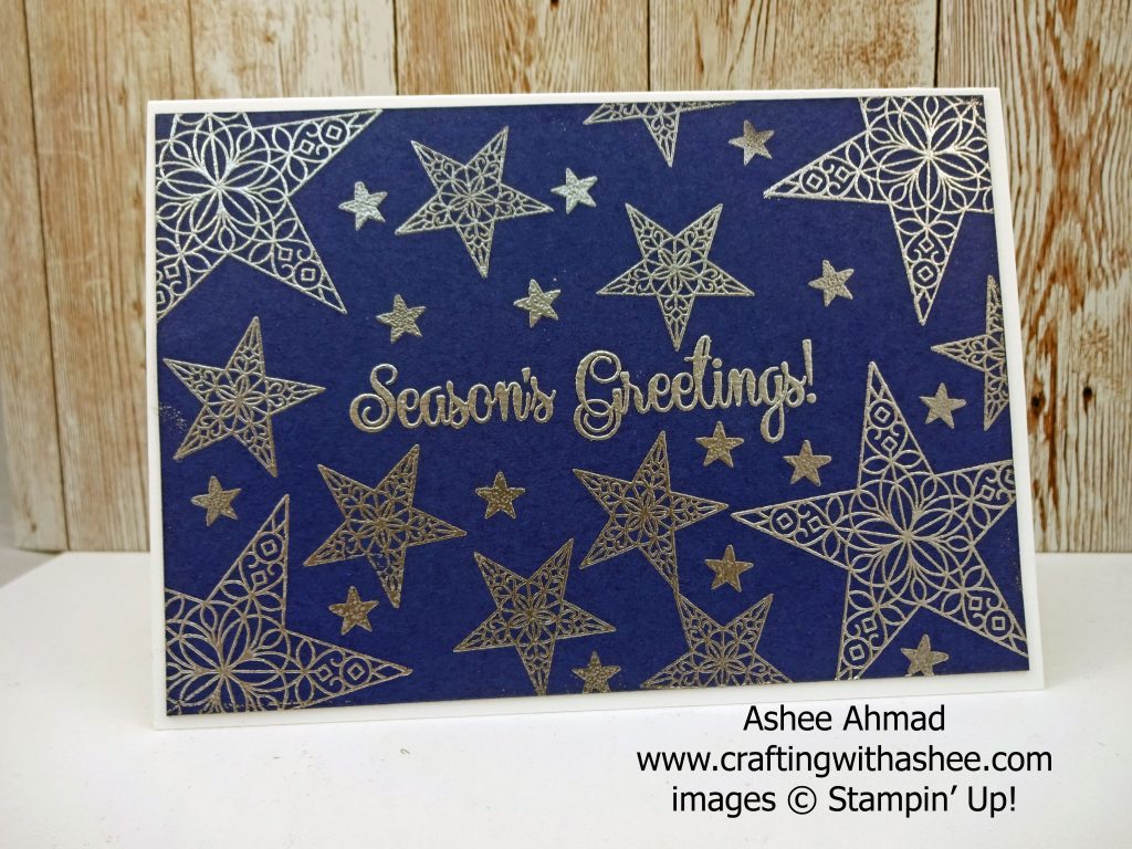 Silver Embossed So Many Stars Christmas Card – Crafting with Ashee ...