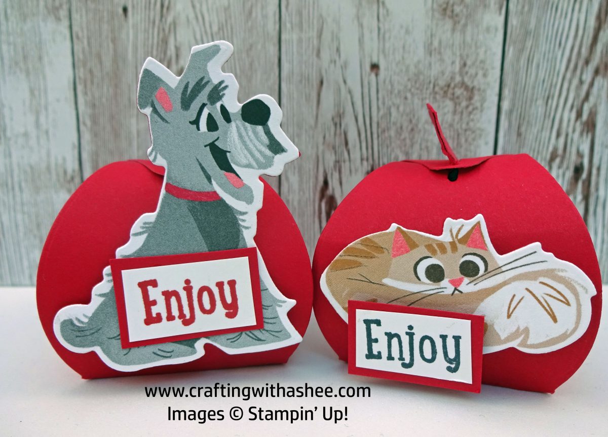 Doggy Curvy Keepsake Box Stampin