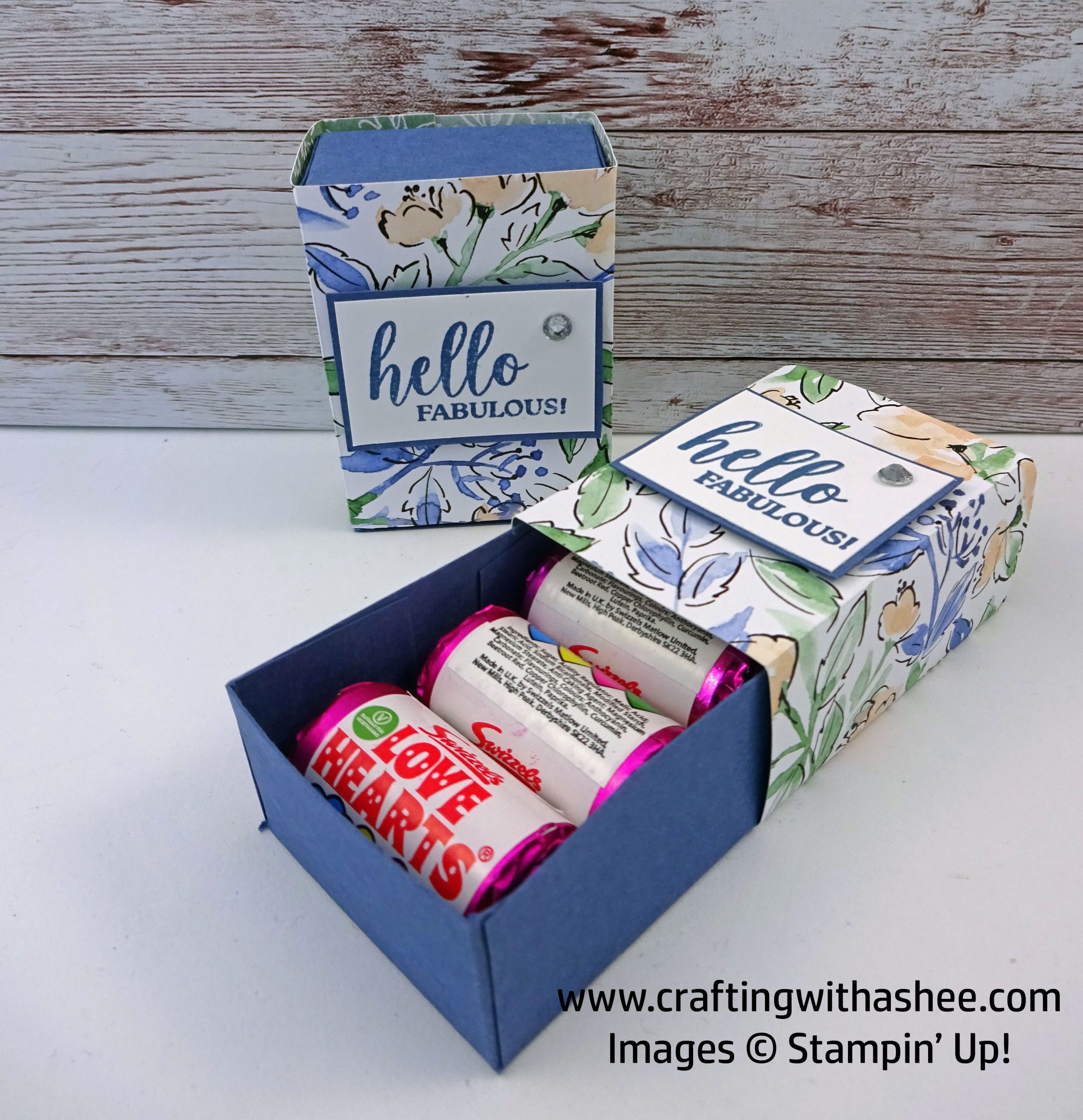 How to Make a Matchbox Style Treat Box – Crafting with Ashee ...
