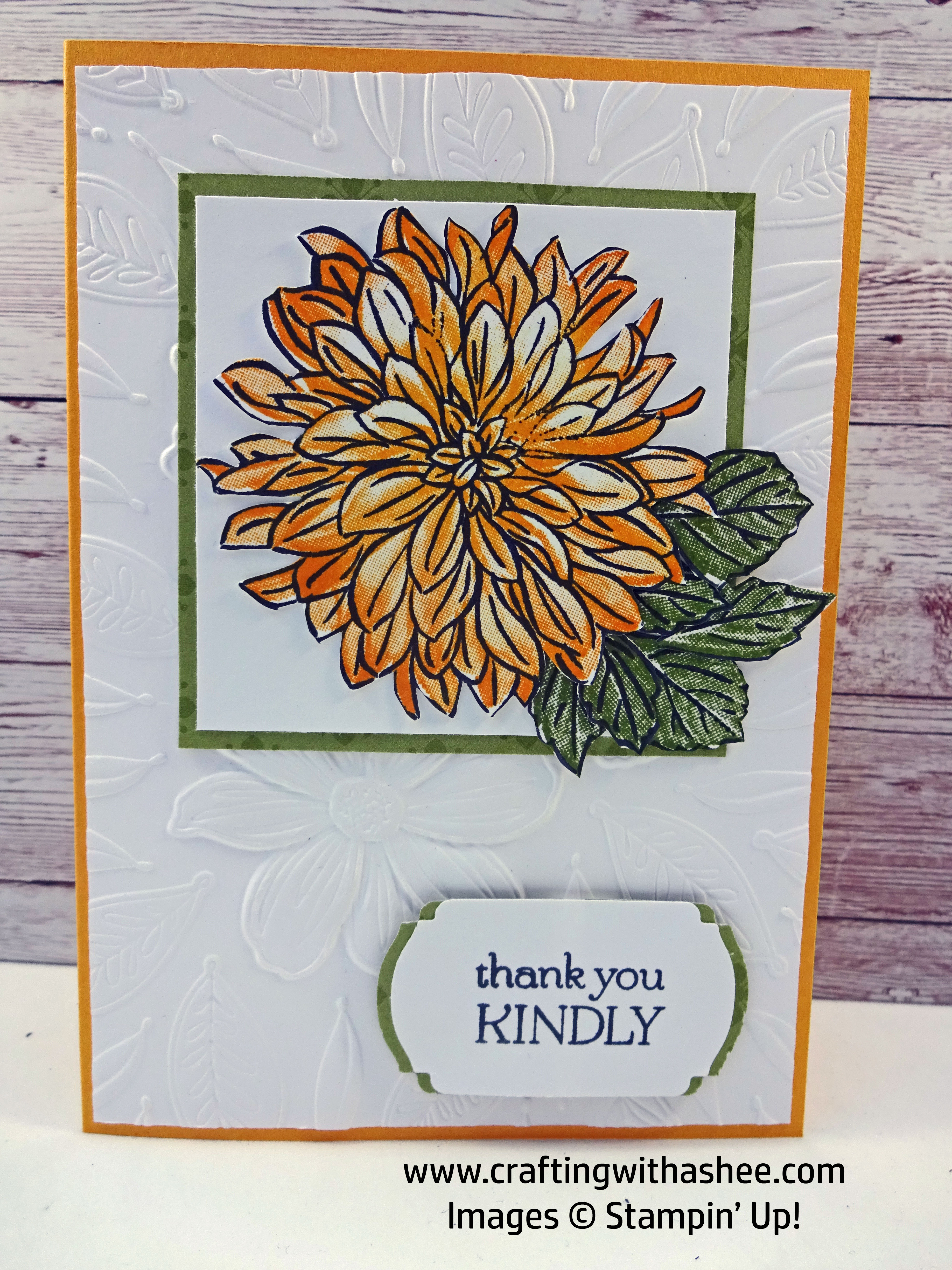 Delicate Dahlias - How to Make Stamping Easy – Crafting with Ashee ...