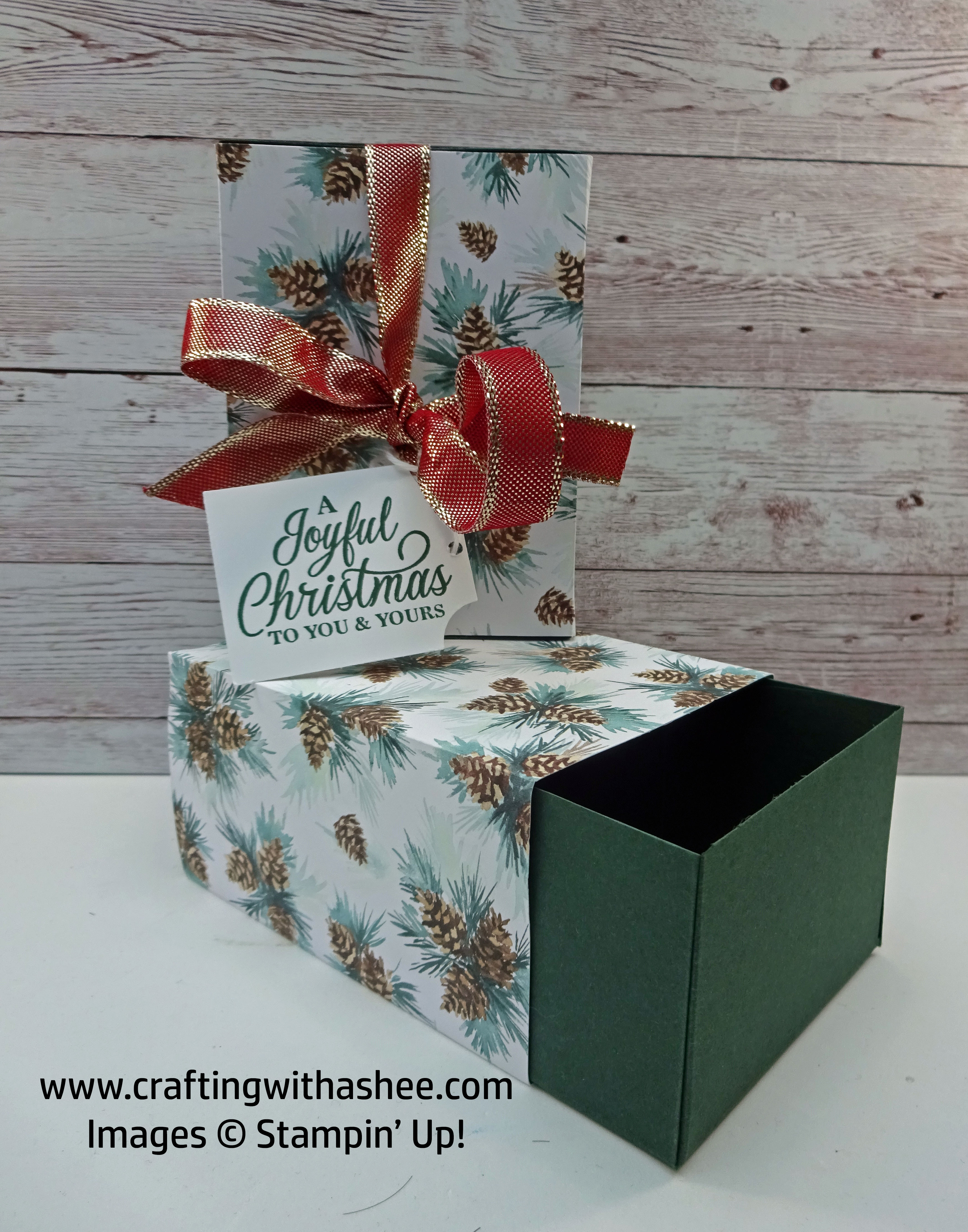 How to Make a Matchbox Style Christmas Gift Box – Crafting with Ashee ...