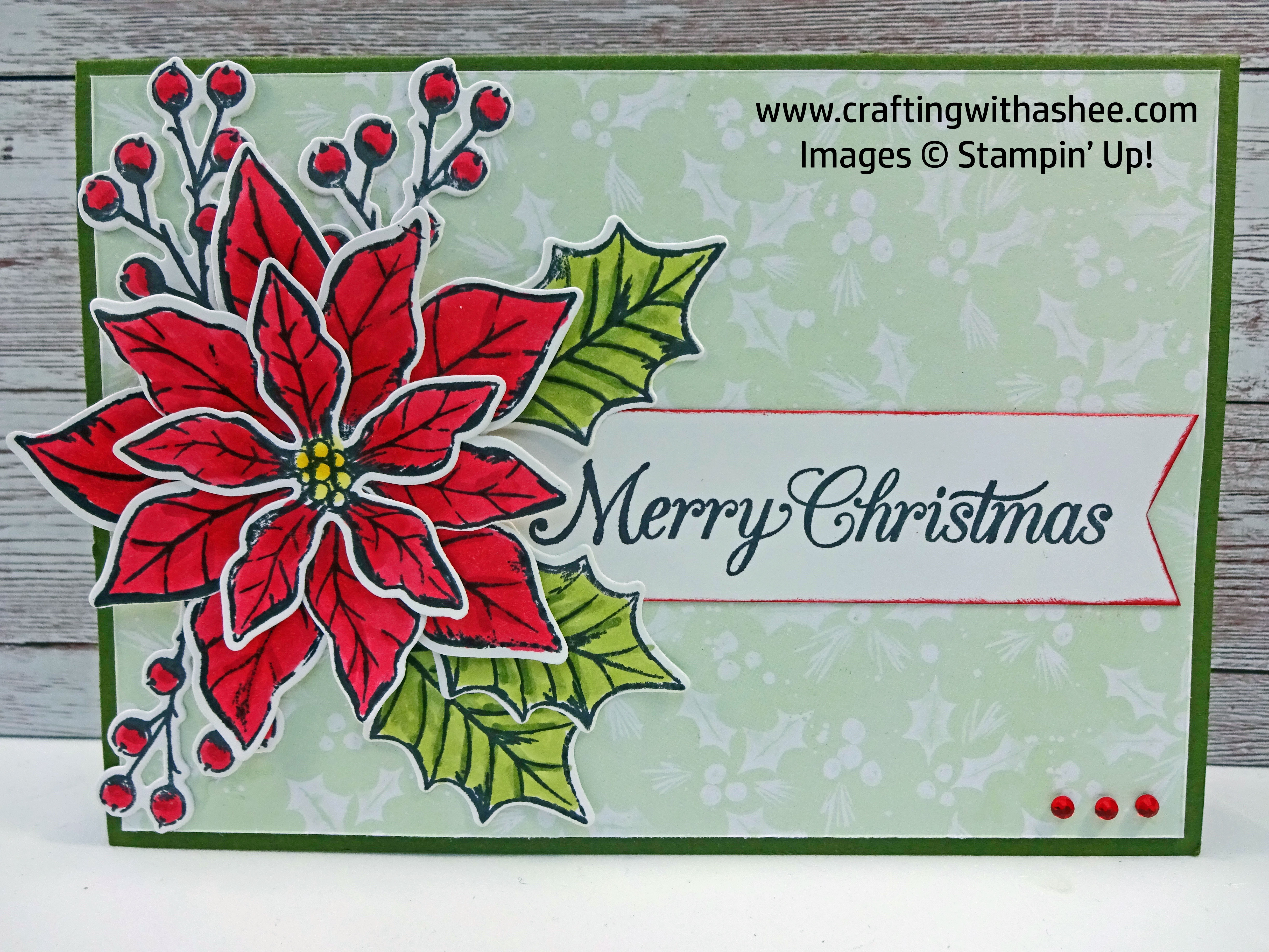 How to Colour the Poinsettia Petals Stamp Set – Crafting with Ashee ...