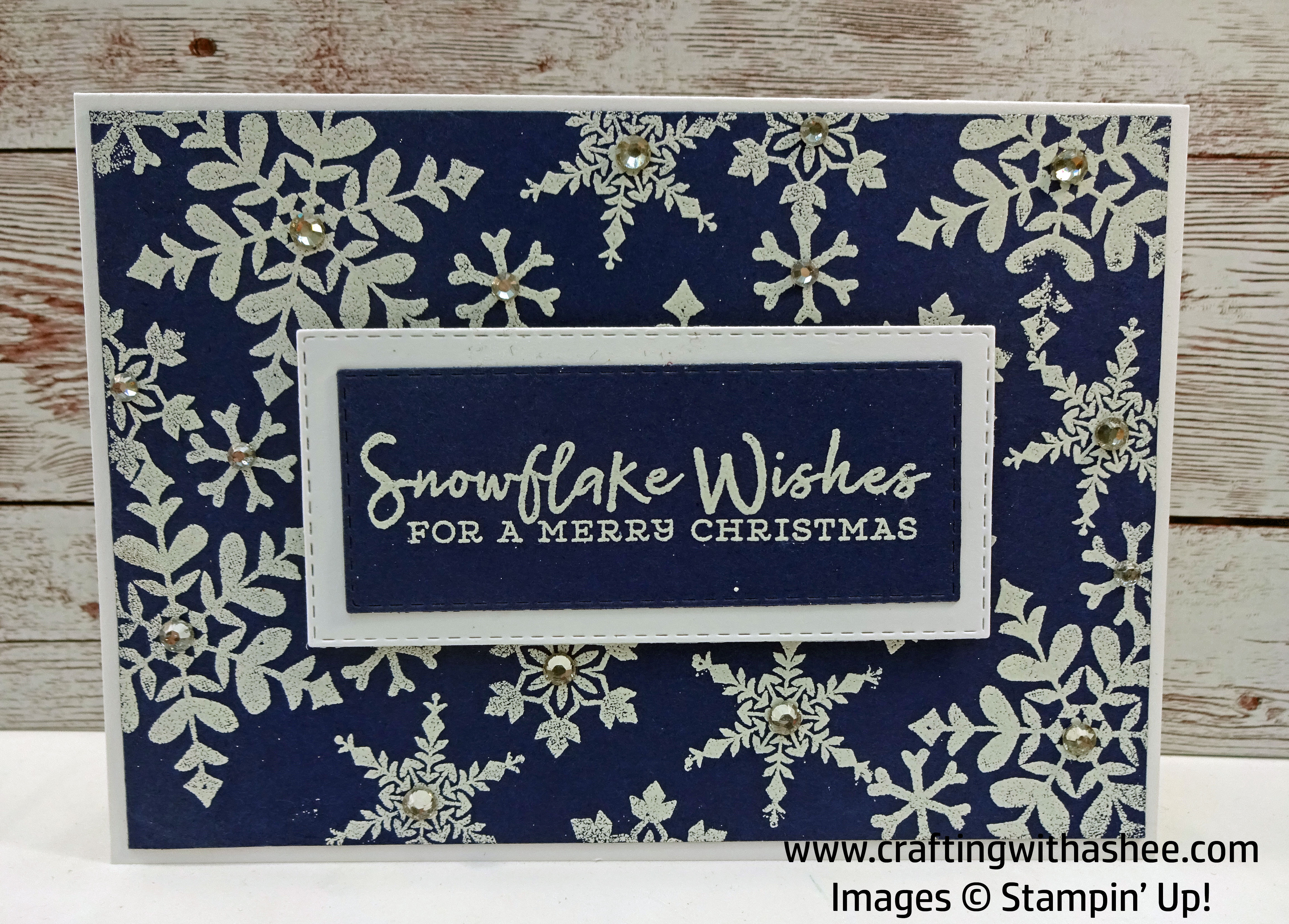 How to * Snowflake Heat Embossed Background – Crafting with Ashee ...