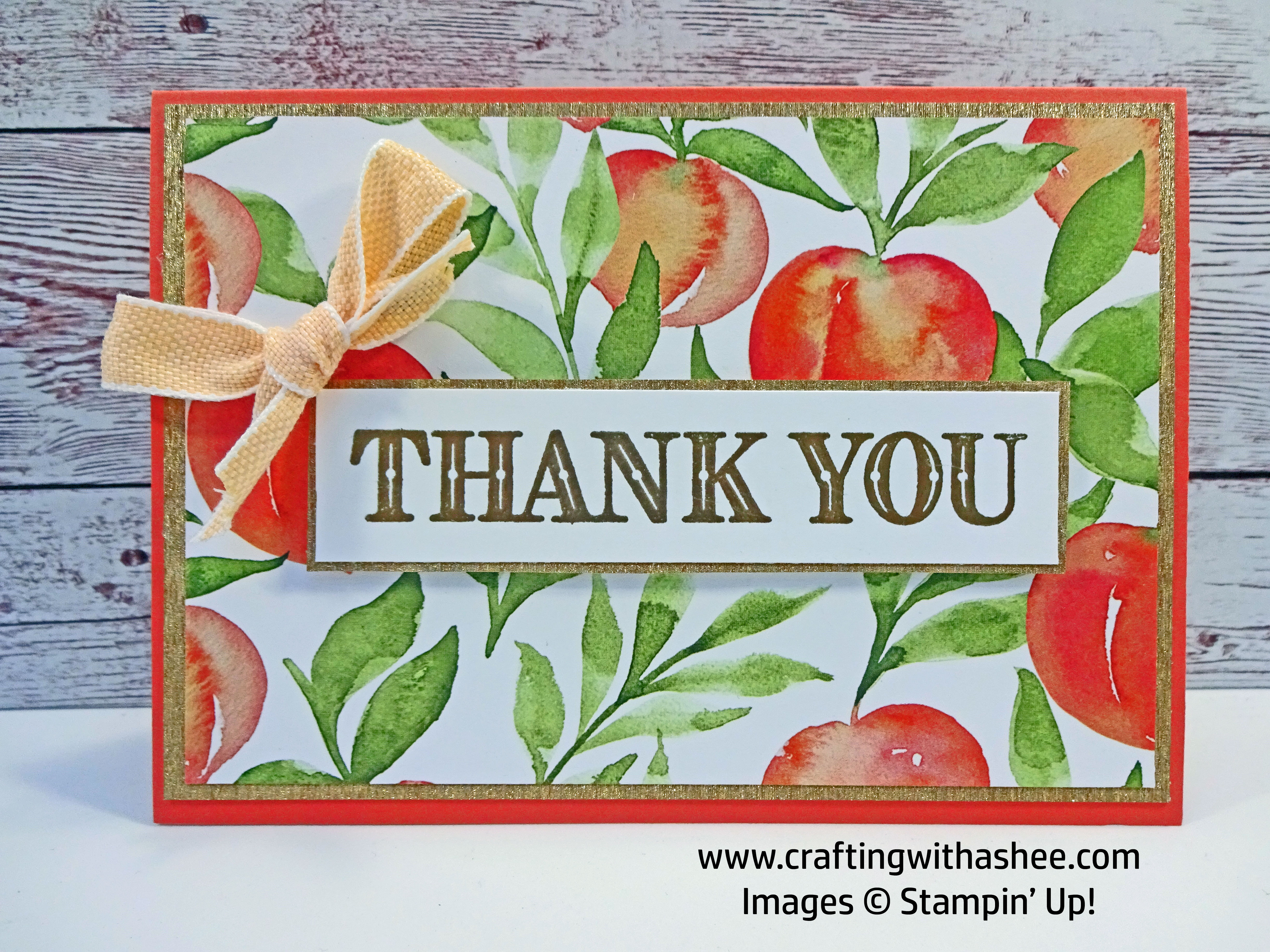 Easy Thank You Card - Ornate Thanks - Embossing – Crafting with Ashee