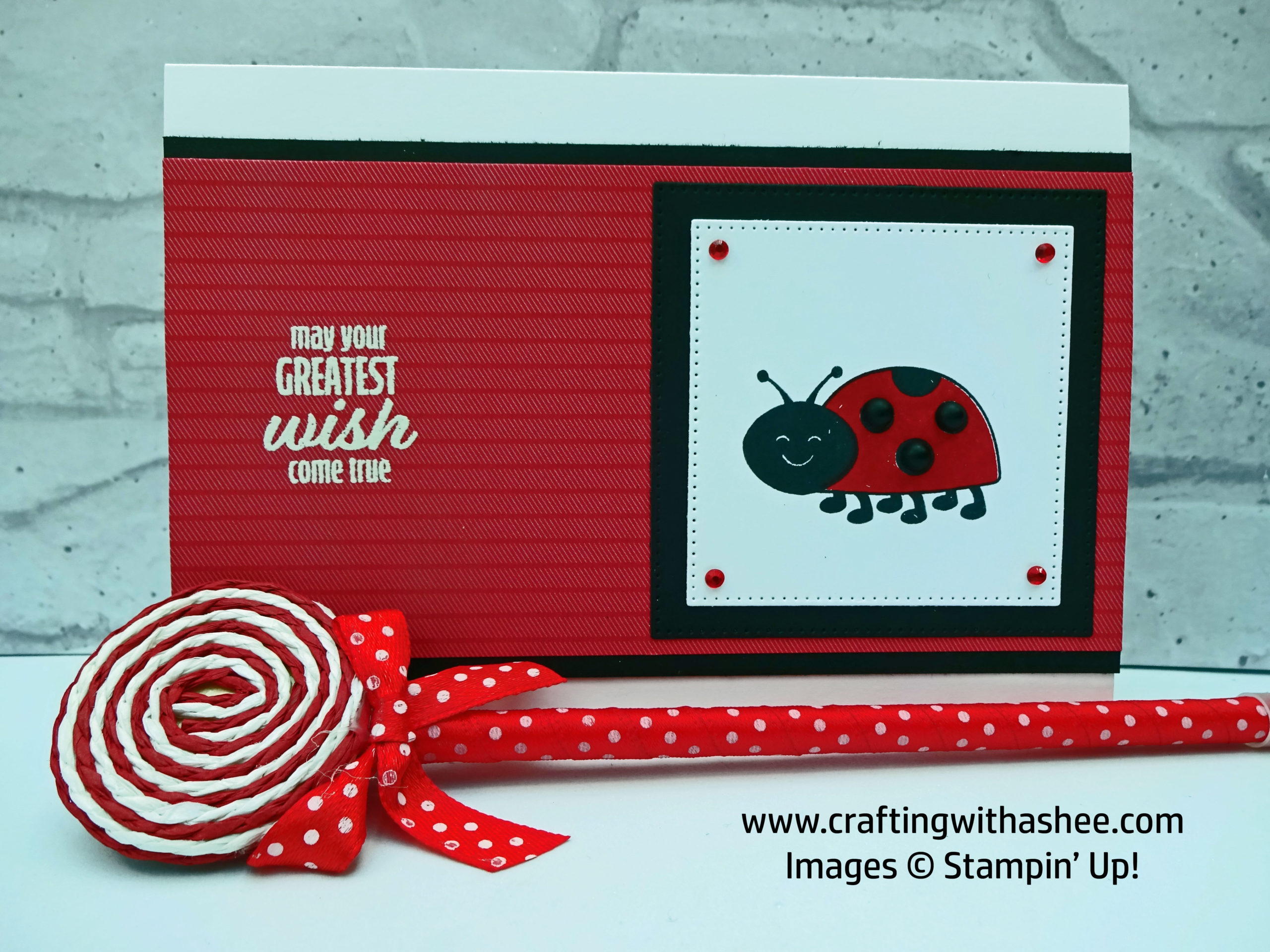 Little Ladybird, Will You Make My Wish Come True? – Crafting with Ashee