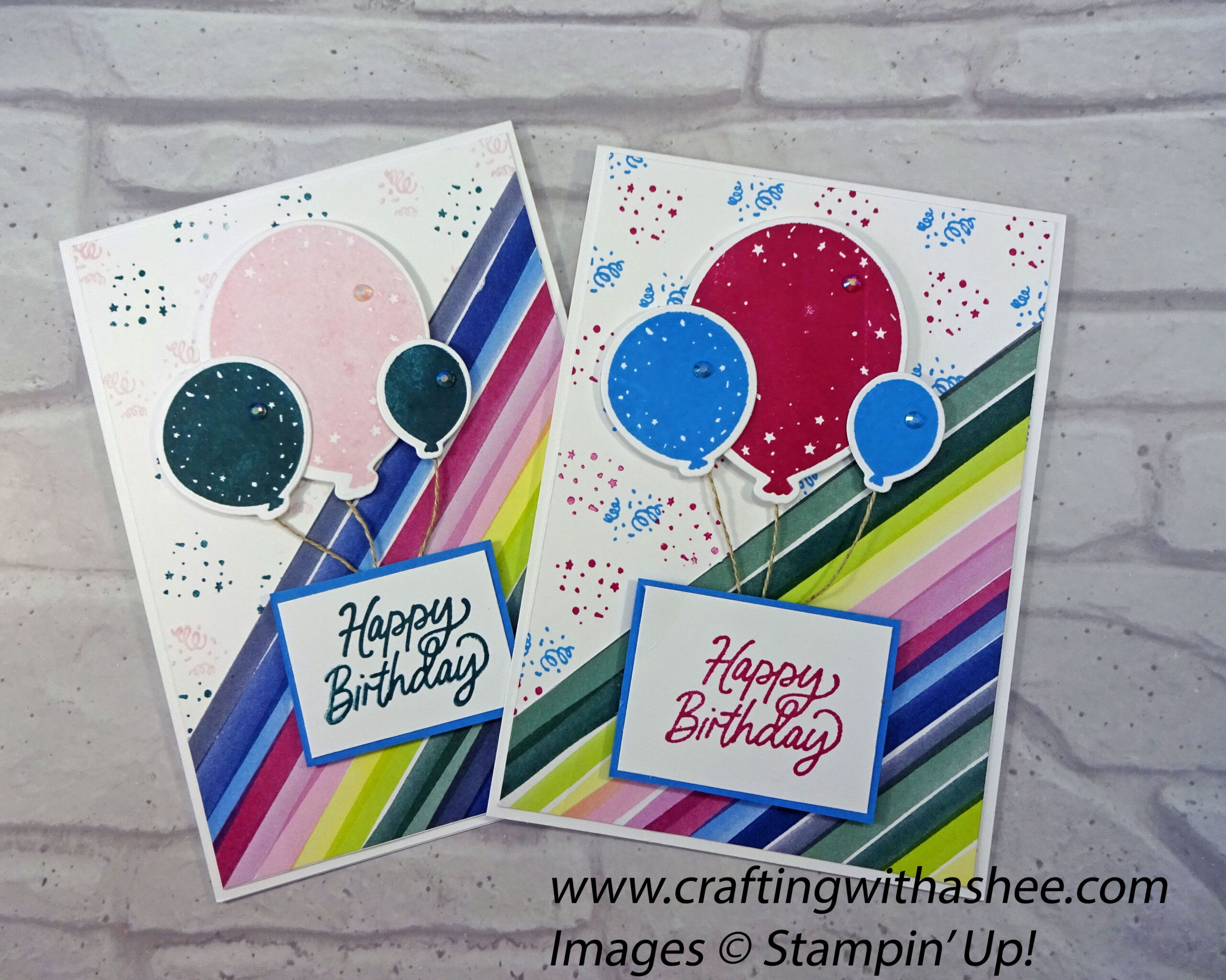 Make a Beautiful Balloons Birthday Card – Crafting with Ashee ...