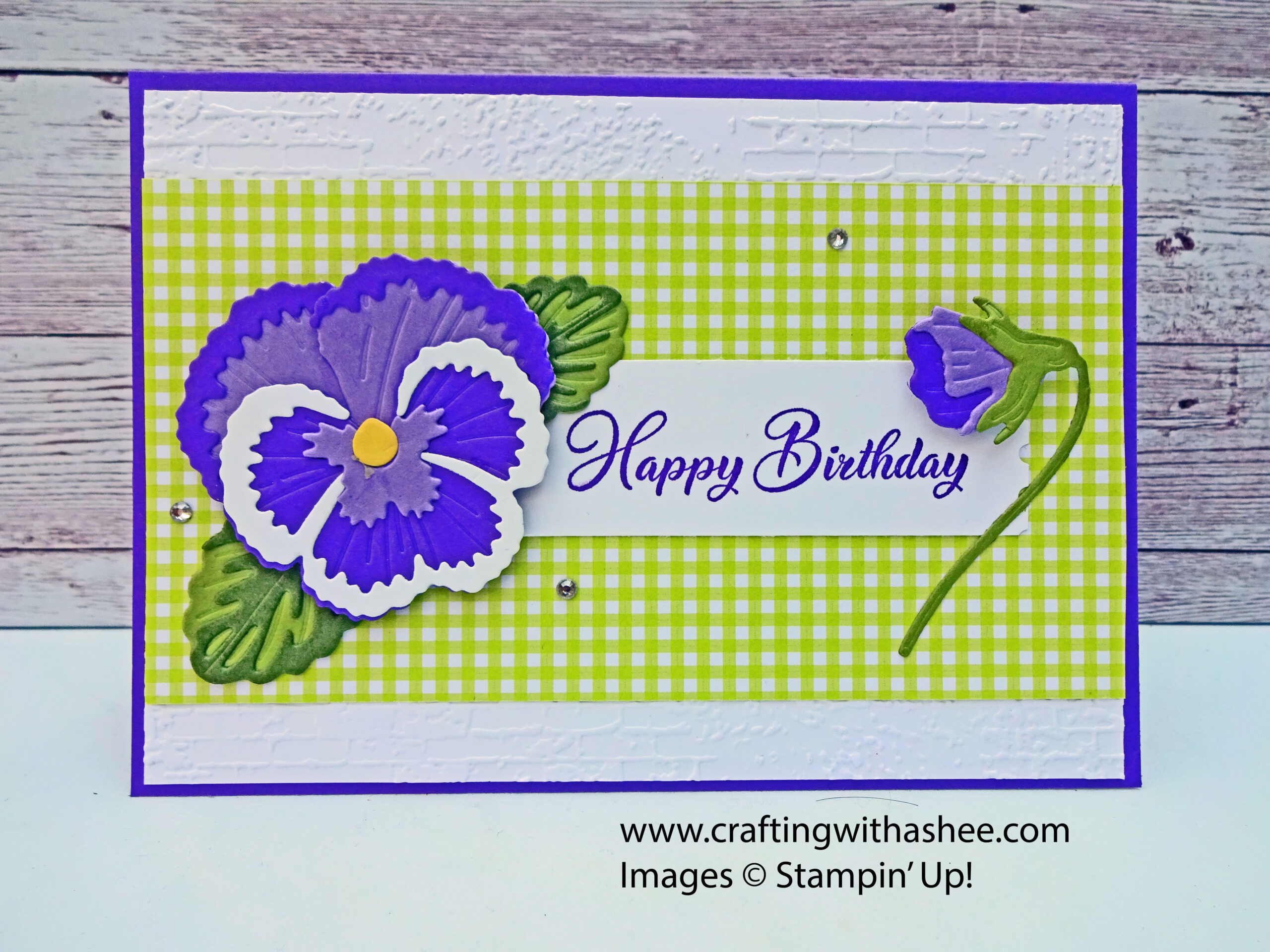 Pansy Flower Stamp Set | Technique Tuesday