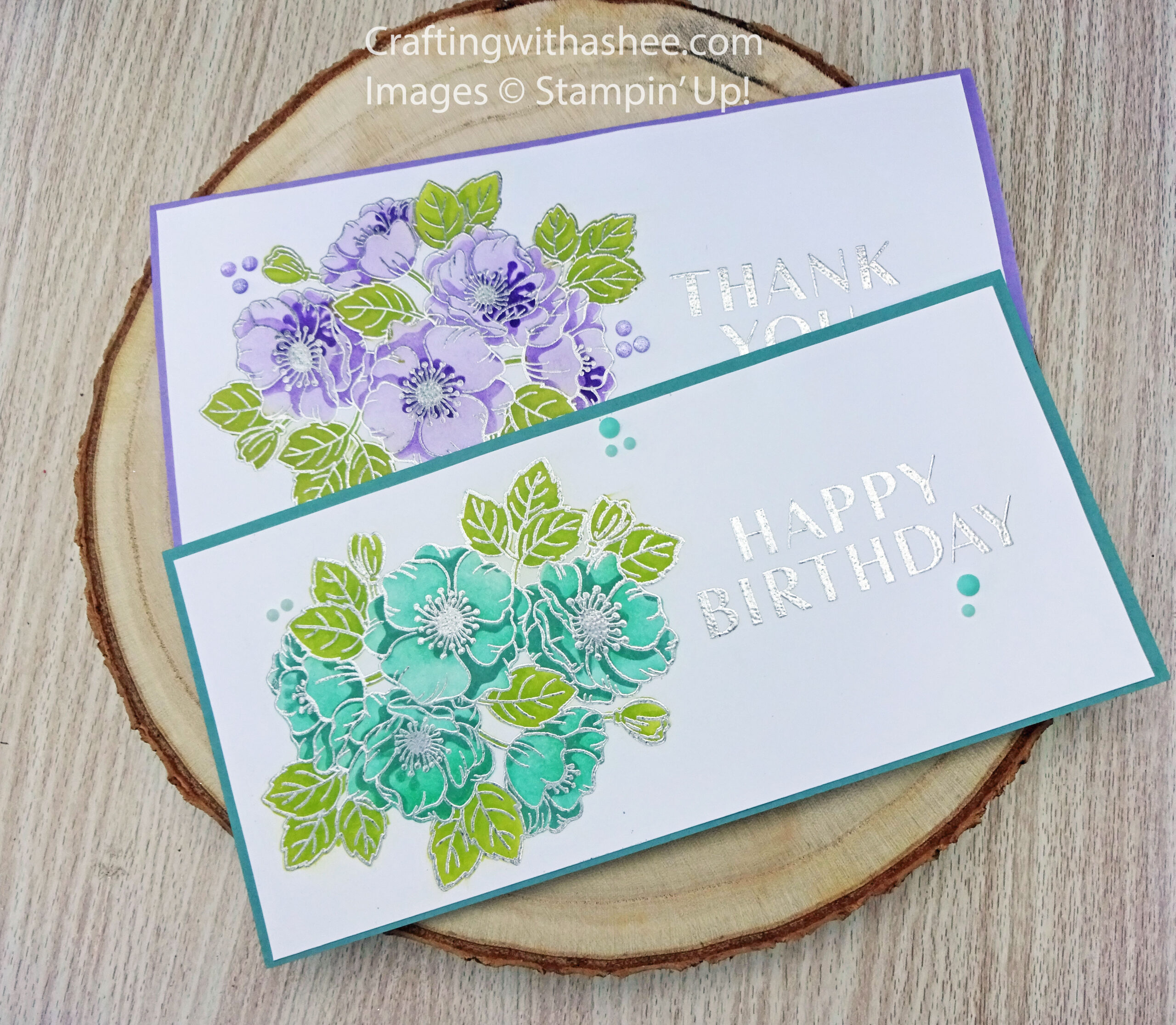 Another Idea - How to Use Heat Embossing and Ink Blending. – Crafting ...