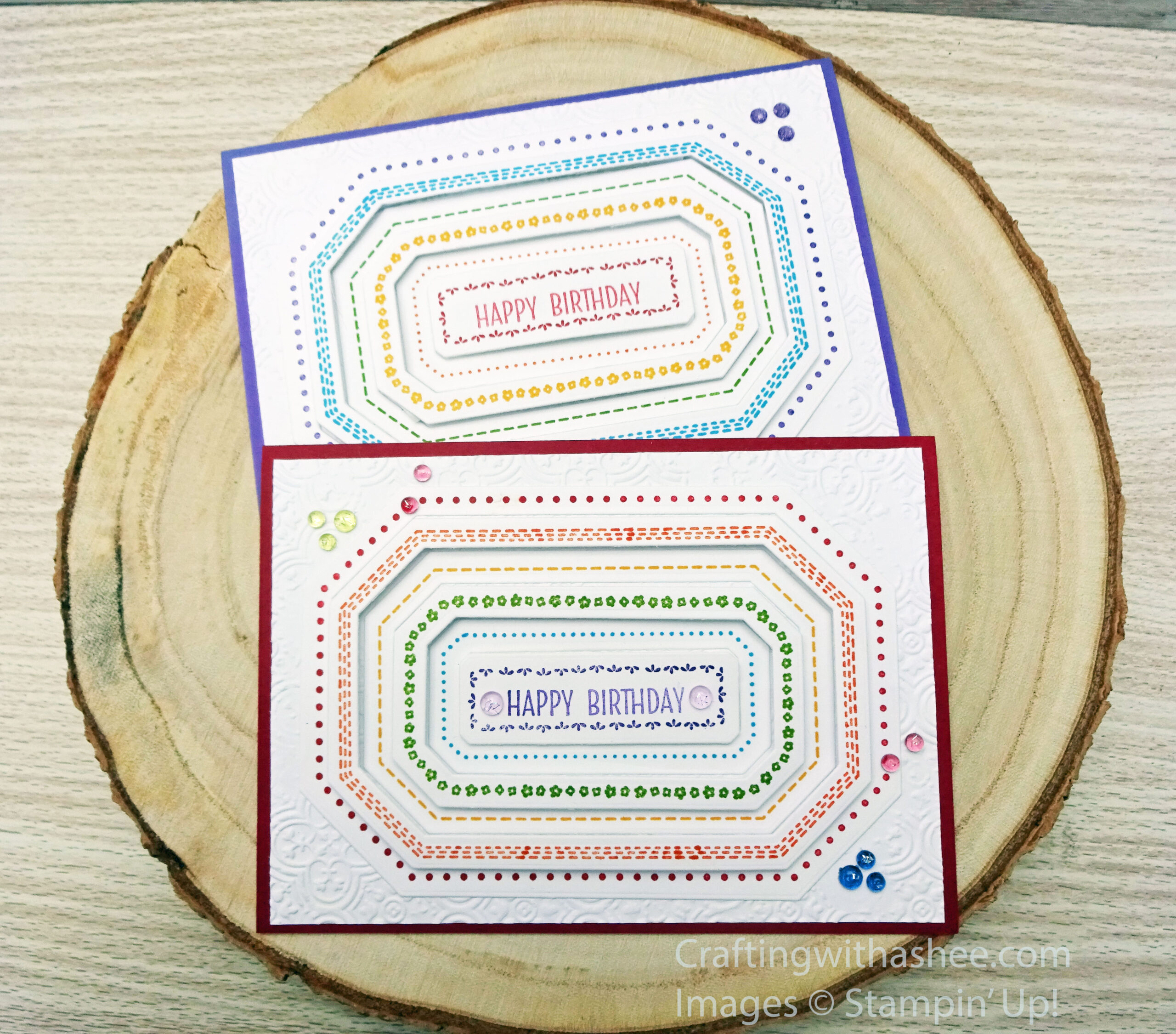 Countryside Corners - How to Make a Rainbow Birthday Card – Crafting ...