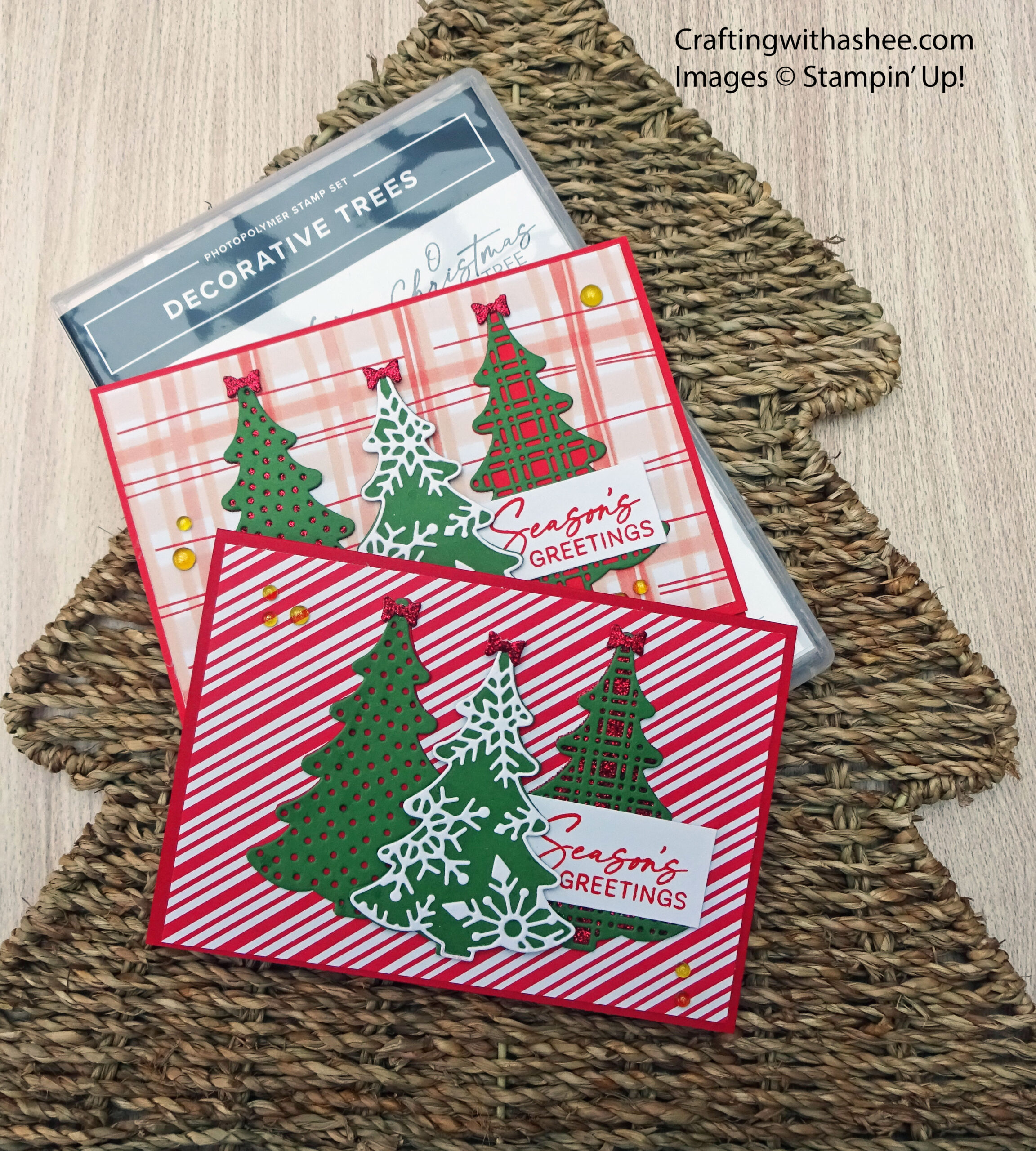 Decorative Trees - Make a Die Cut Christmas Card With Me – Crafting ...
