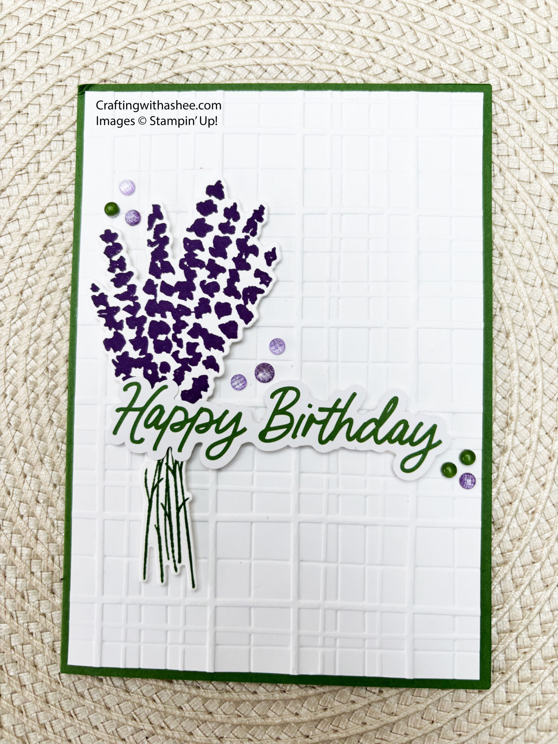 Sending Birthday Wishes - How To Make An Elegant Birthday Card 