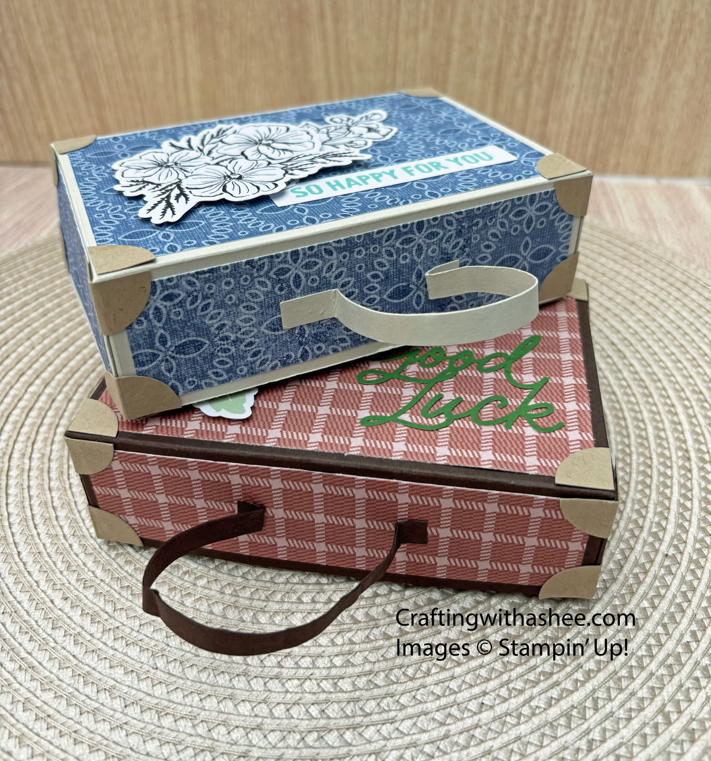 How to Create a Suitcase Style Gift Box – Crafting with Ashee ...