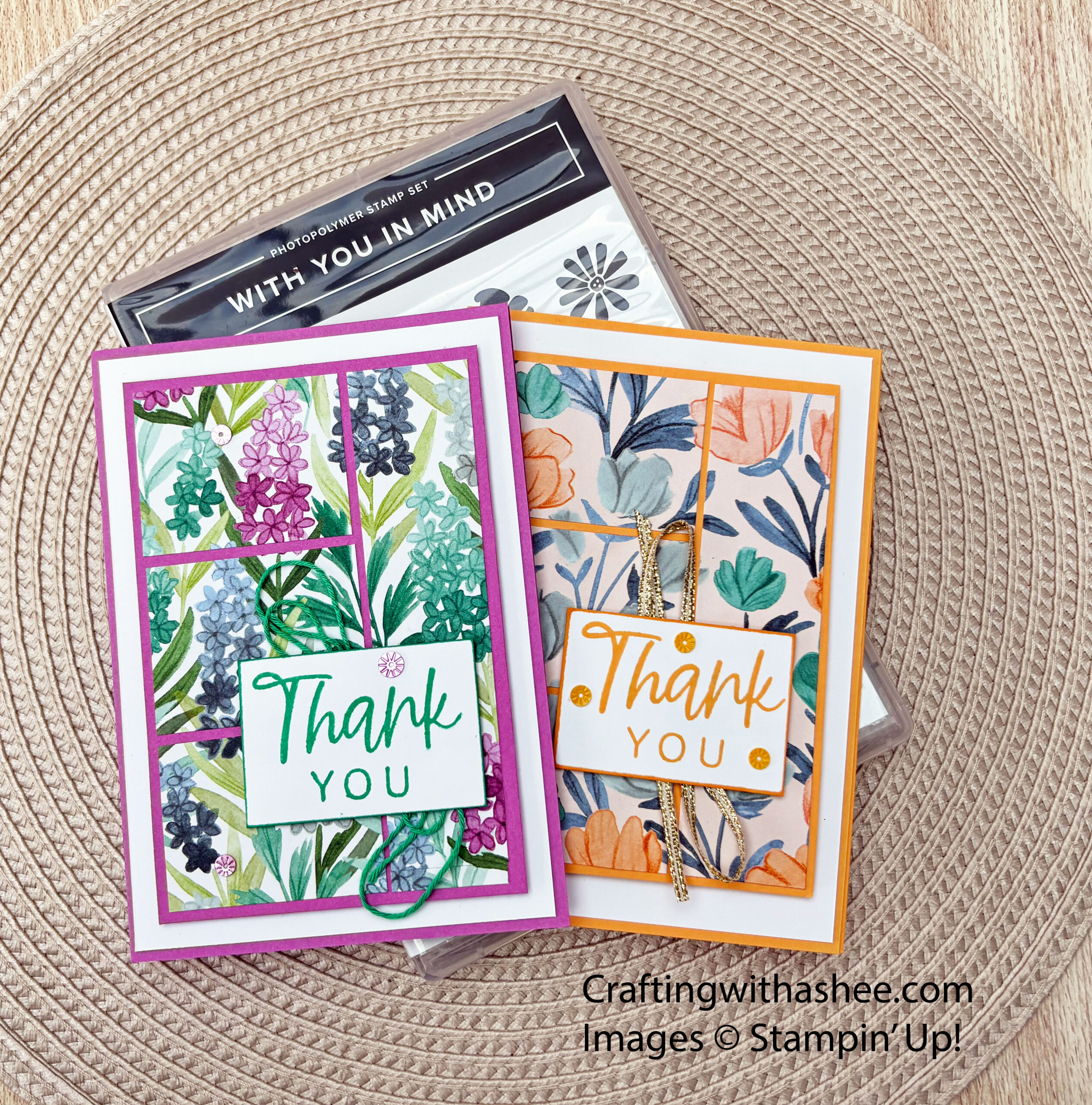 A Fun Way to Use the Florals in Bloom Paper – Crafting with Ashee ...