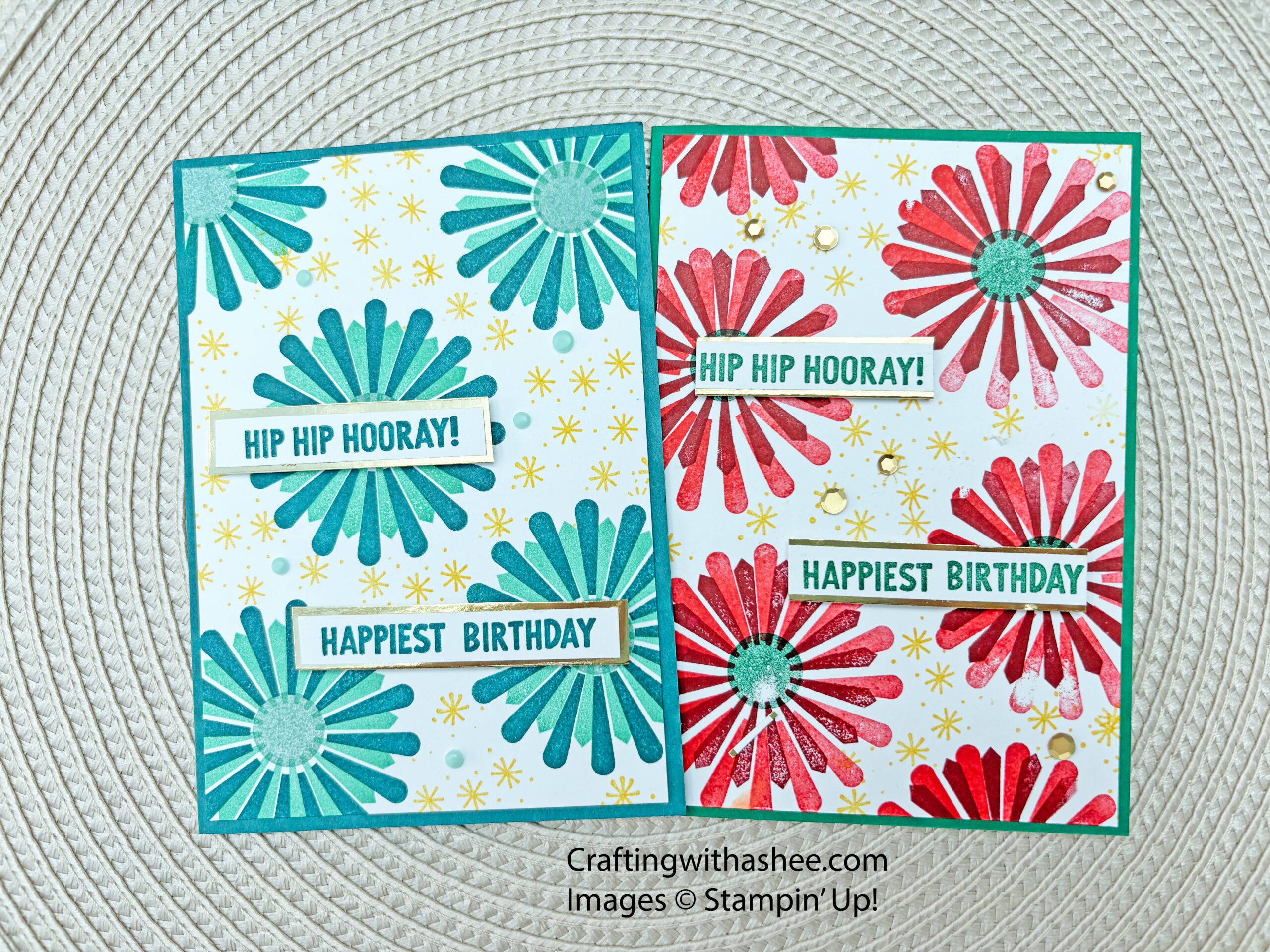 Round We Go. Fun Two Step Stamping Card - Make it Now – Crafting with ...