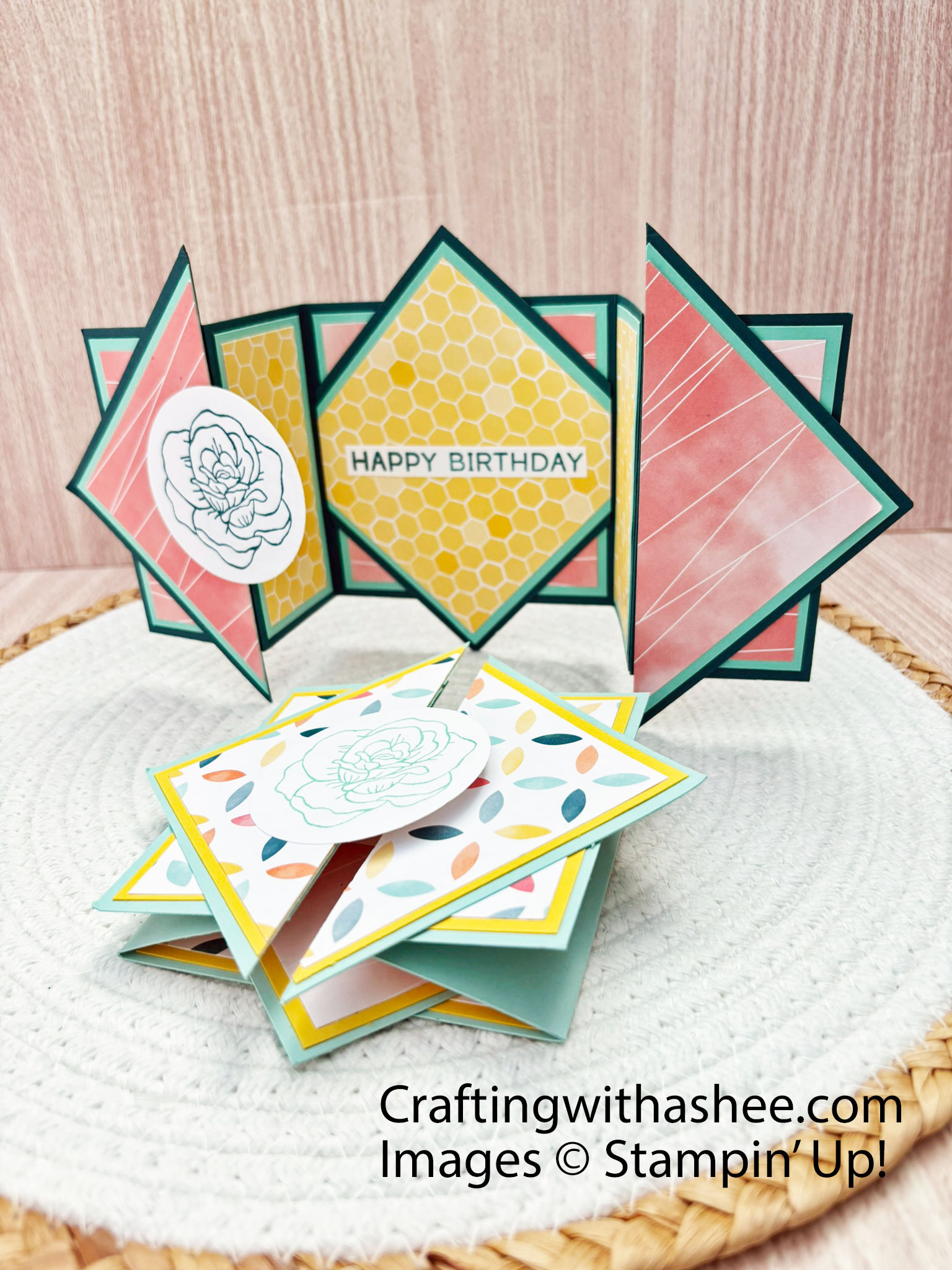 How to Create a Diamond Gatefold Card - Step-by-Step Tutorial ...